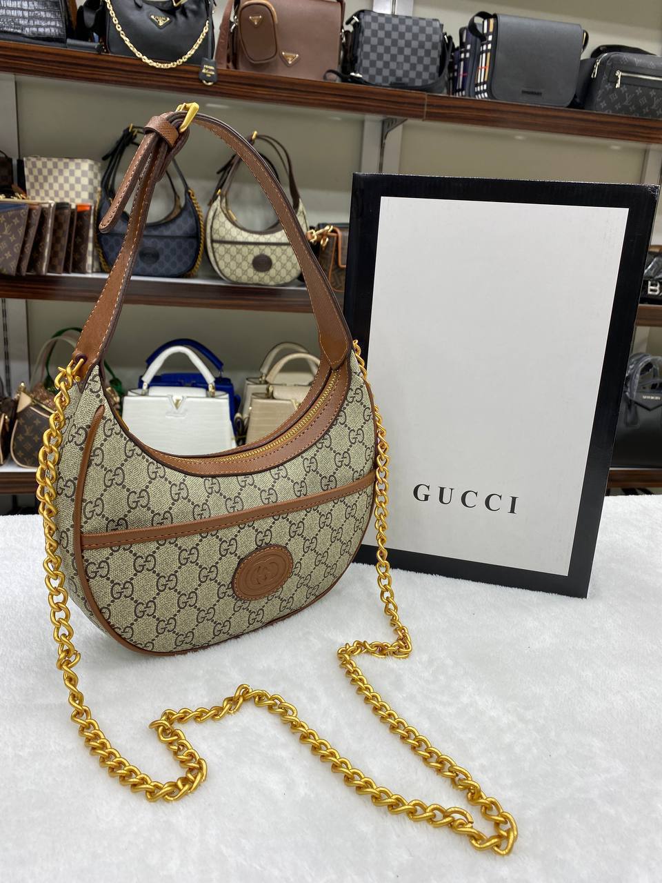 GG HALF MOON BAG
