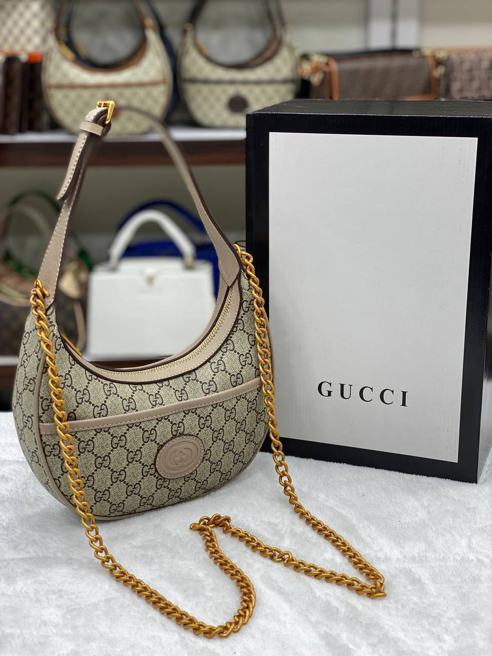 GG HALF MOON BAG