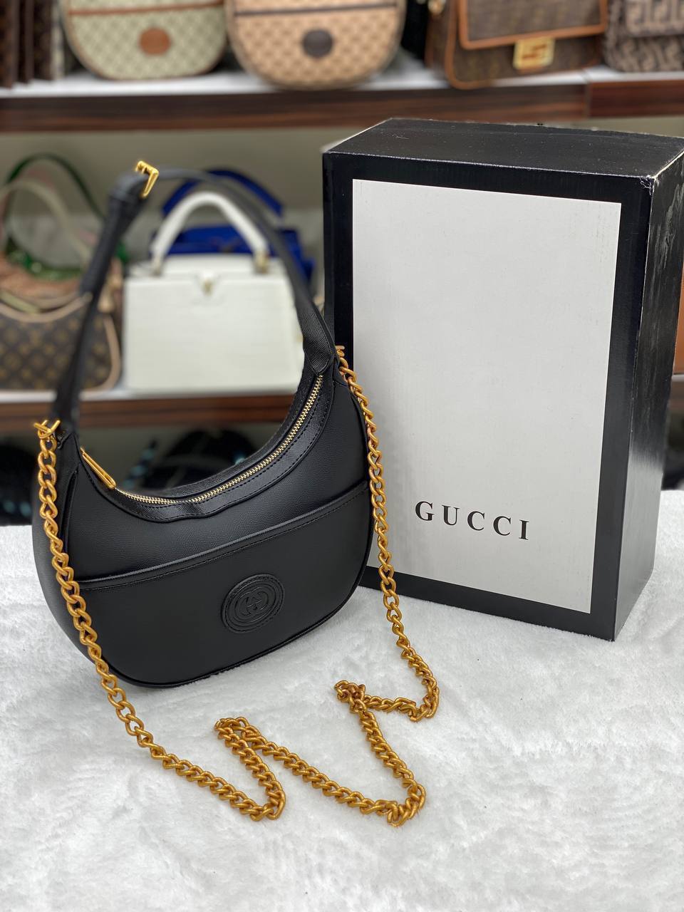 GG HALF MOON BAG