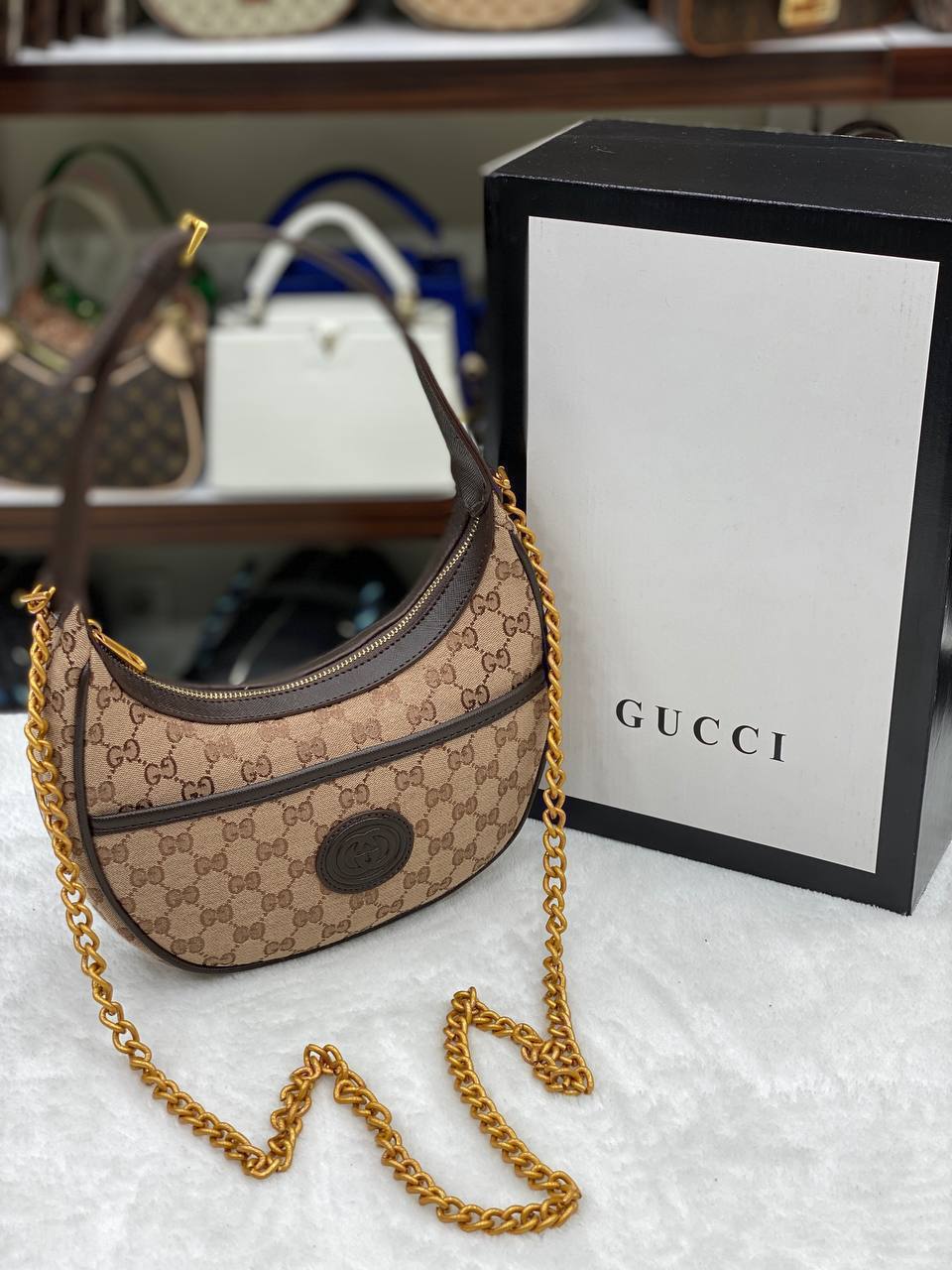GG HALF MOON BAG